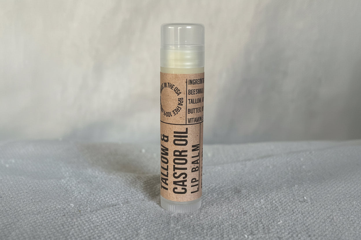 Tallow & Castor Oil Lip Balm